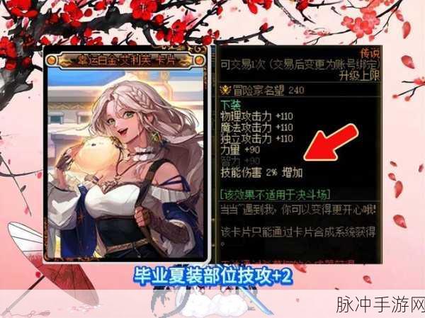DNF趣味卡片合成揭秘,如何追求魂卡的终极梦想?