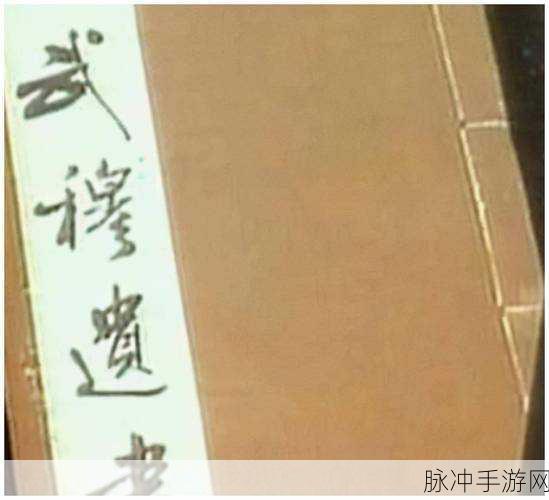 九阴手游武穆遗书,探寻江湖秘籍的不朽传奇