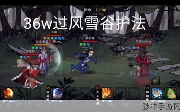 决战风雪谷，烟雨江湖中的团队协作与策略盛宴