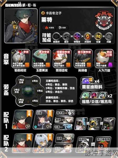 绝区零莱特，解锁最强驱动搭配，打造无敌击破阵容
