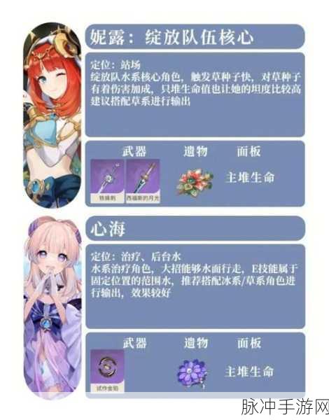 原神璀璨星河下，神里角色图鉴全解析