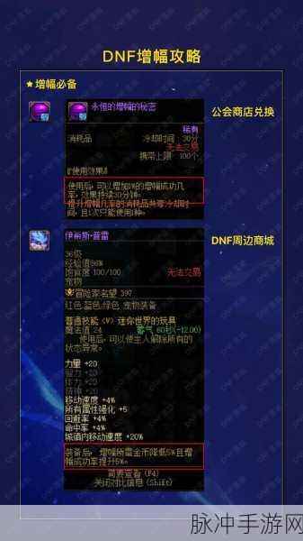 DNF职业增幅全攻略，揭秘最适合带增幅的职业