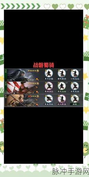 率土之滨战法深度解析，打造无敌阵容的秘籍