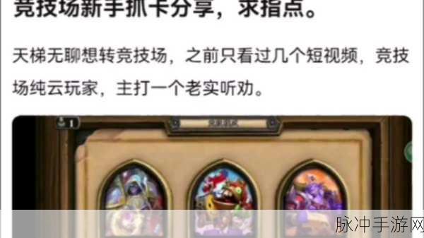 炉石传说新号竞技场解锁秘籍，新手进阶大师的全面攻略
