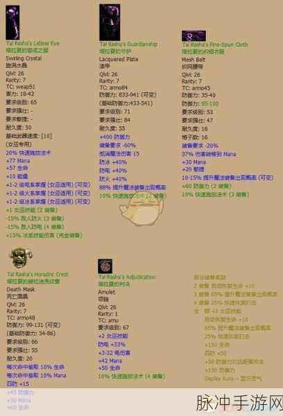 暗黑破坏神2重制版亚马逊,装备搭配全攻略与实战技巧