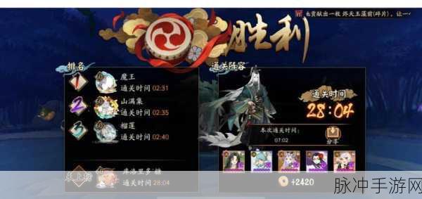 阴阳师雨女副本5层速通秘籍,热门阵容搭配与高效攻略