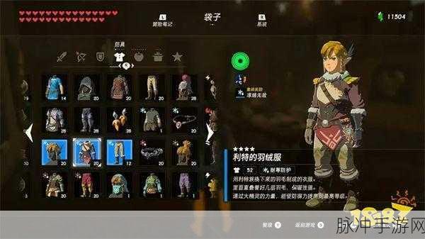 塞尔达传说防寒服配方揭秘,征服极寒之地的探险神器