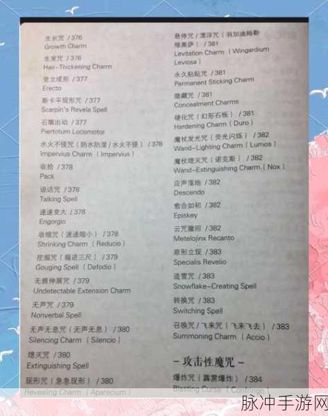 哈利波特魔法世界,那些令人惊叹的咒语与魔法