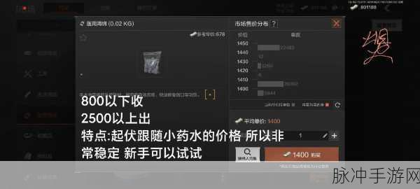 暗区突围物资充足任务全攻略,轻松累积财富与战绩