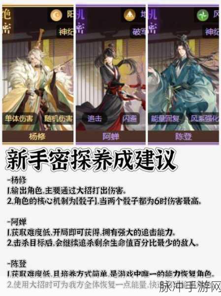 如鸢伍丹,密探角色的深度剖析与实战精进之路